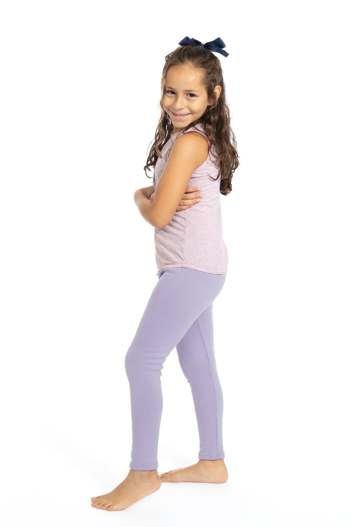 Lavender Kid's - Cozy Lined Leggings