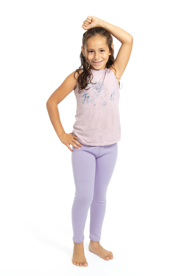 Lavender Kid's - Cozy Lined Leggings