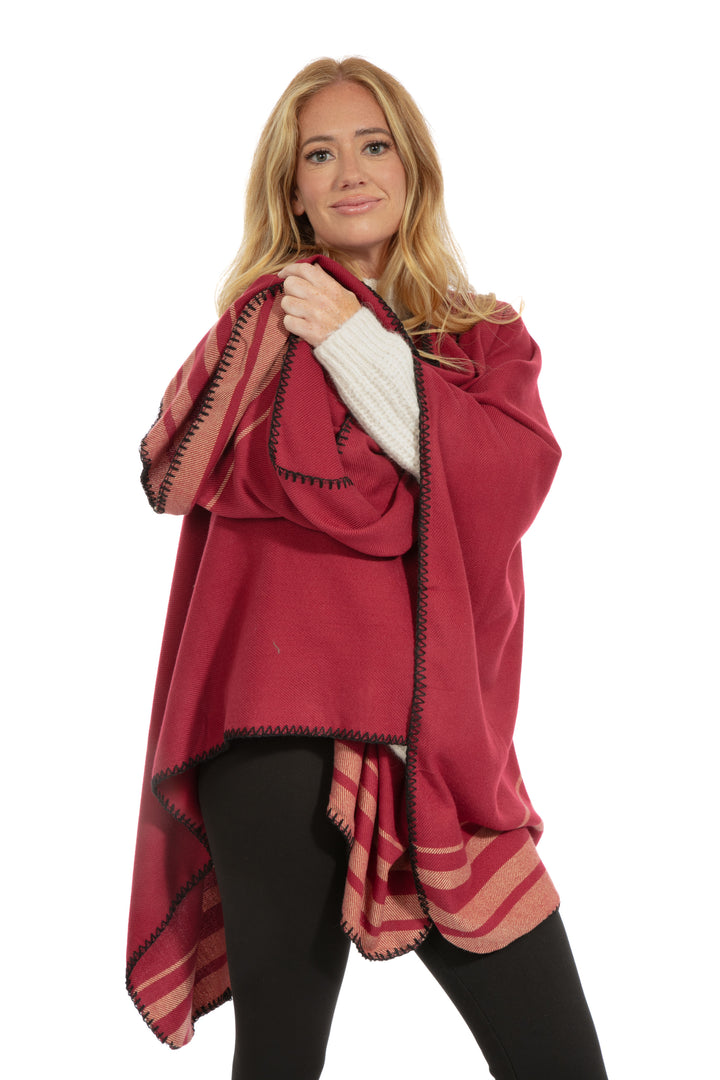 Paige - Écharpe Poncho