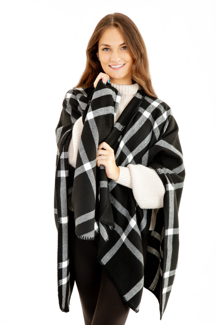 Abigail - Écharpe Poncho