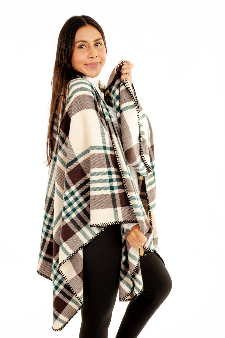 Lainey - Écharpe Poncho