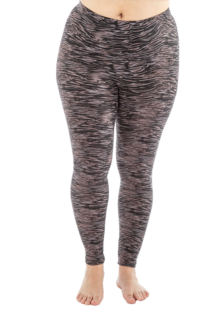 Brown Print - All Season Leggings