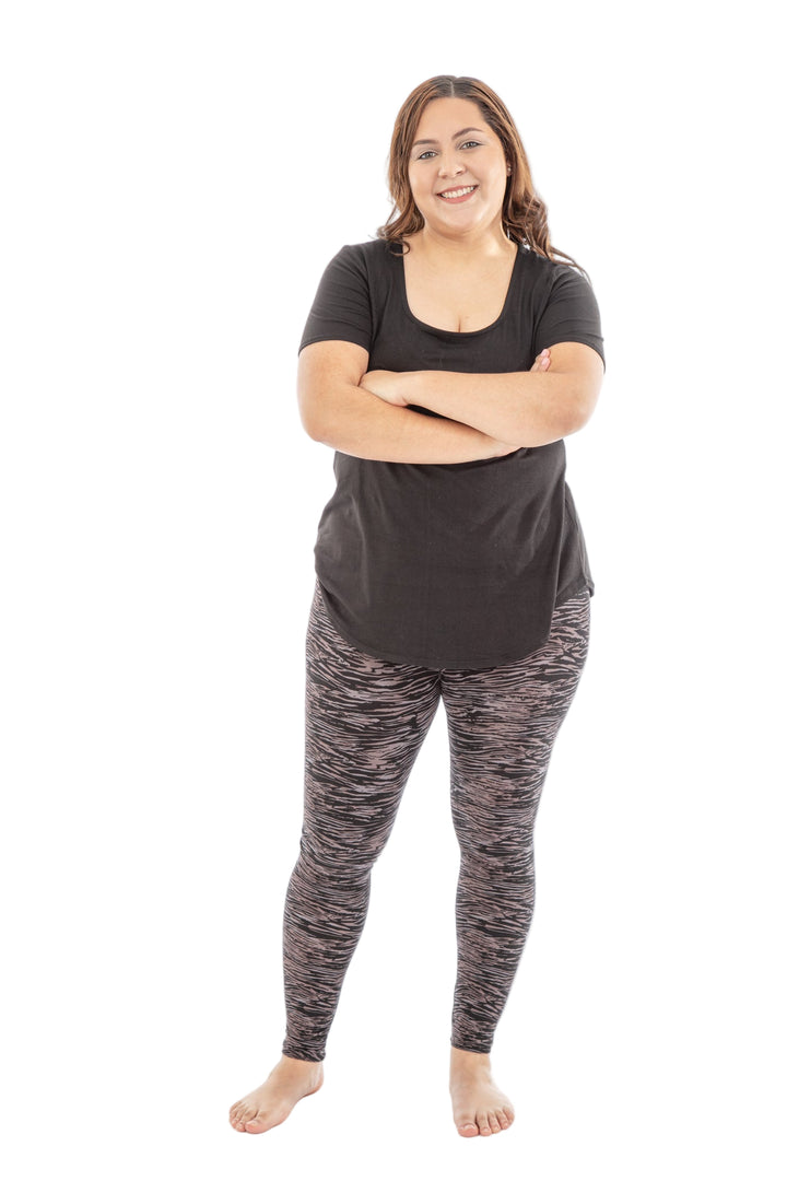 Brown Print - All Season Leggings