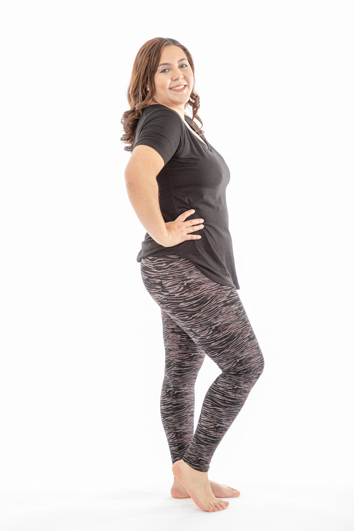 Brown Print - All Season Leggings