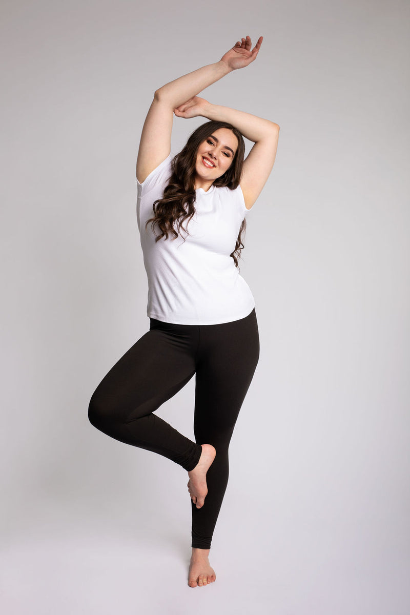 CrazyJune High Waist Yoga Pants, Silky Smooth Basic Workout Leggings for  Women