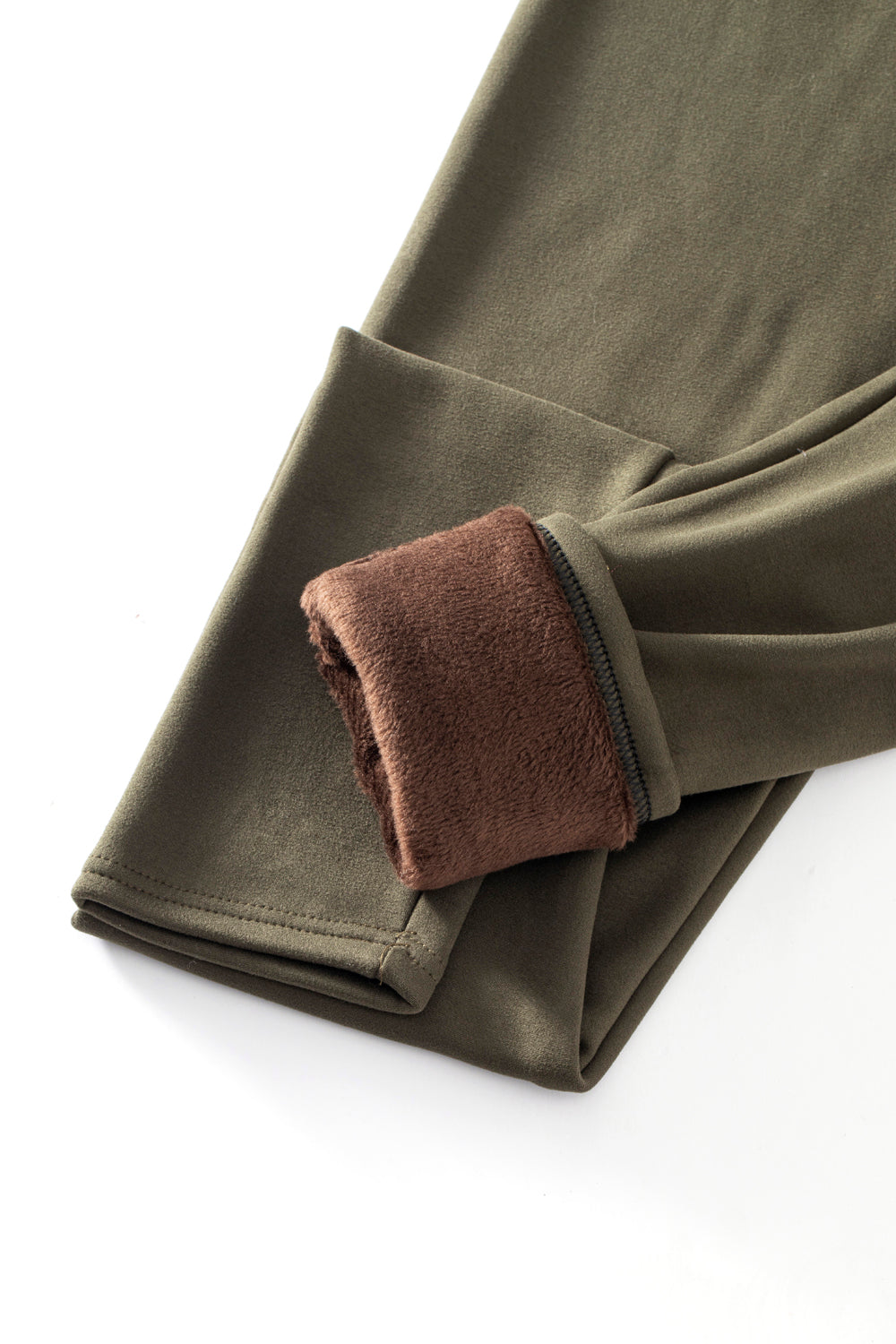 Dark Green - Cozy Lined Leggings