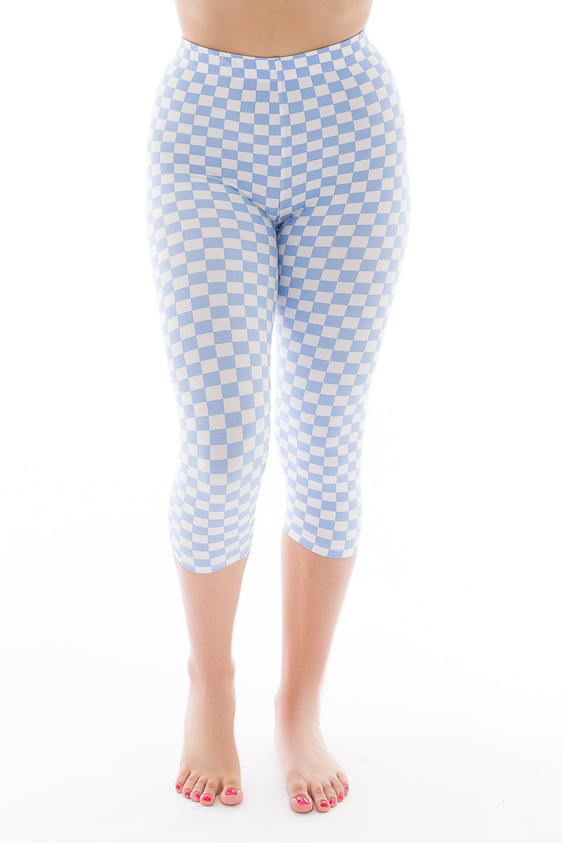 Blue Dotted - Capris – Just Cozy