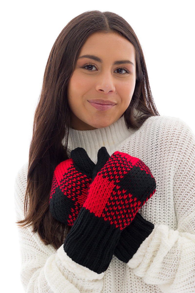 Just Cozy Beige - Cozy Lined Mittens - 654728988975