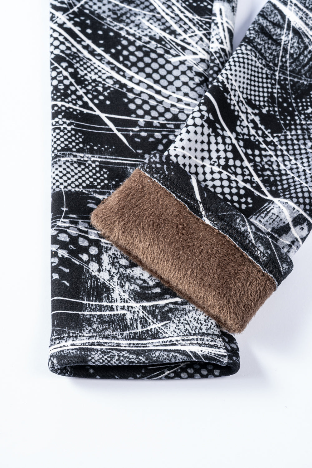 Retro Lines - Cozy Lined Leggings