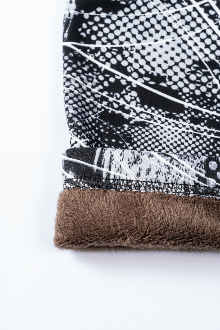 Retro Lines - Cozy Lined Leggings