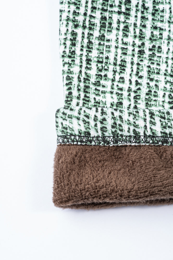 Green Design - Cozy Lined Leggings