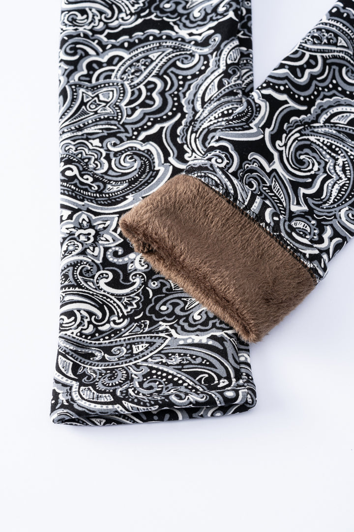 B&W Garden - Cozy Lined Leggings