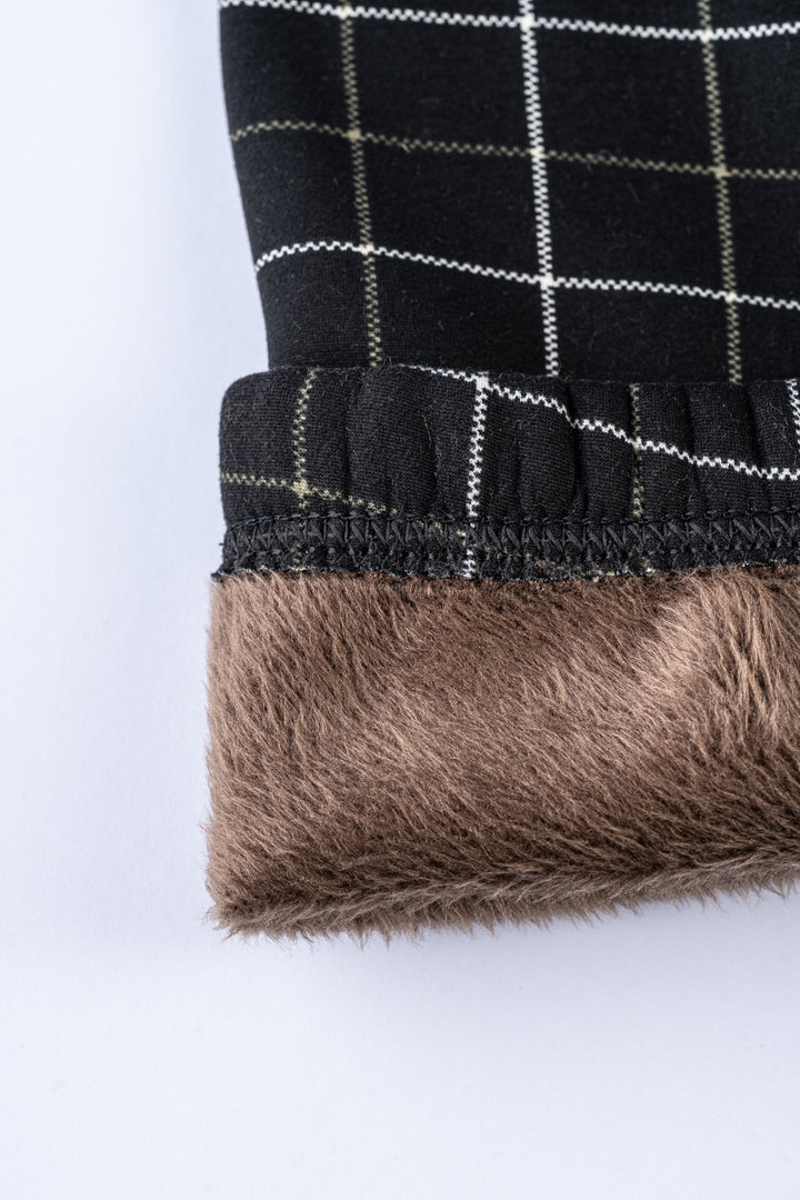 À carreaux - Leggings doublés douillets