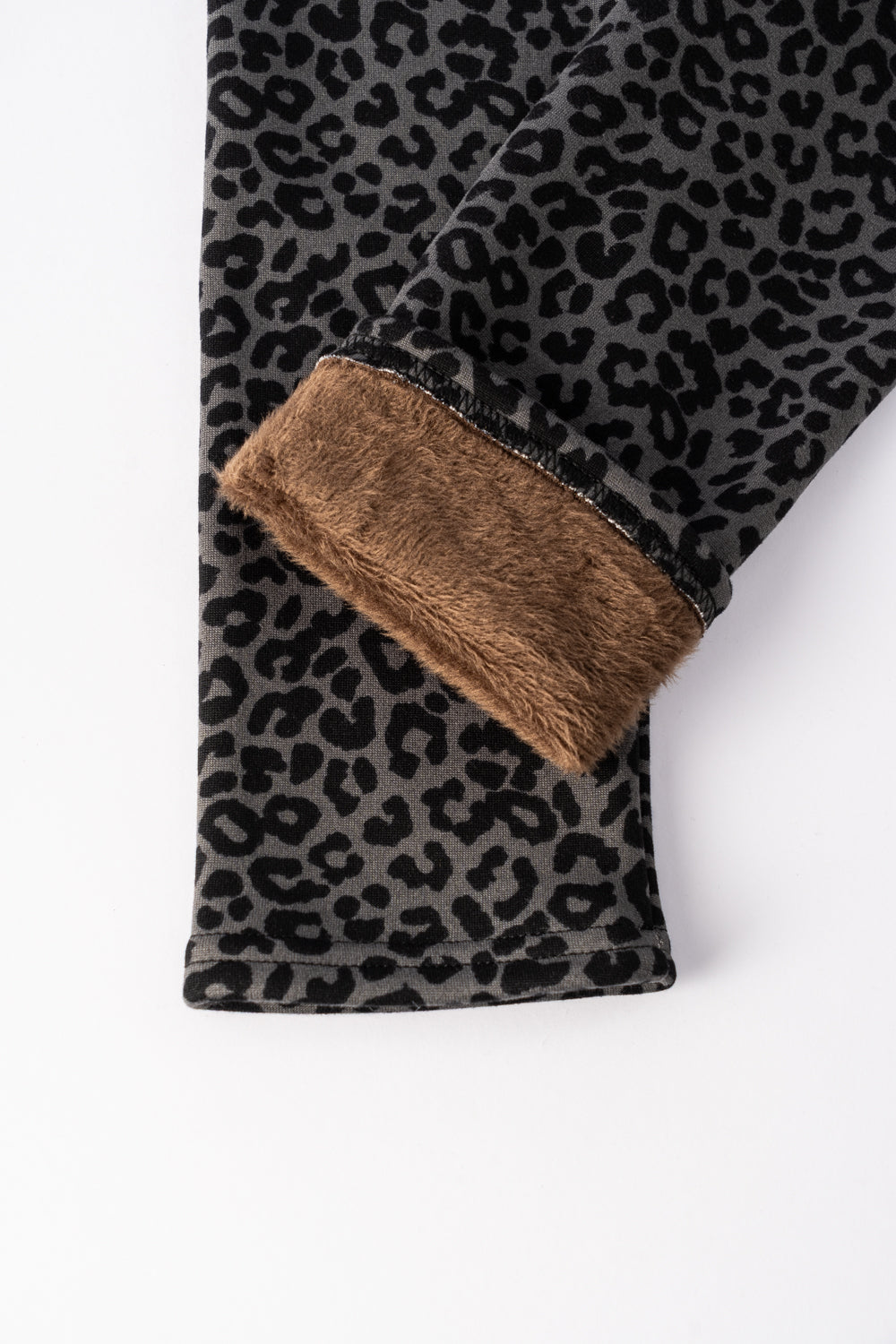Dark Gray Leo - Cozy Lined Leggings