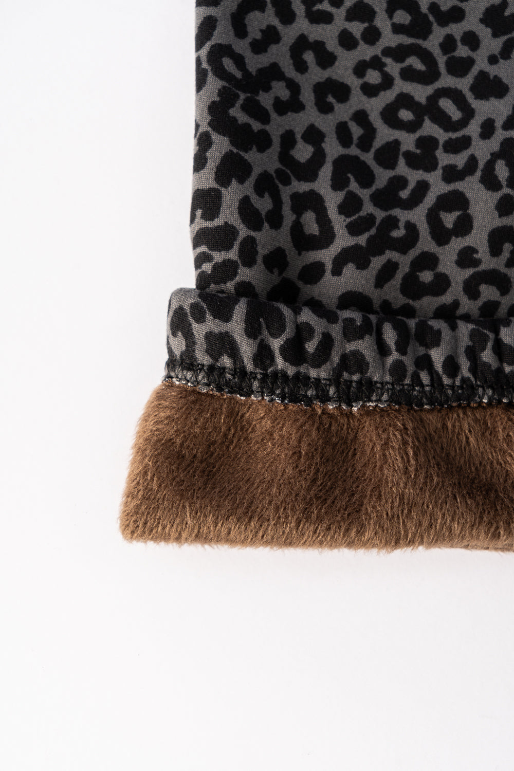 Dark Gray Leo - Cozy Lined Leggings