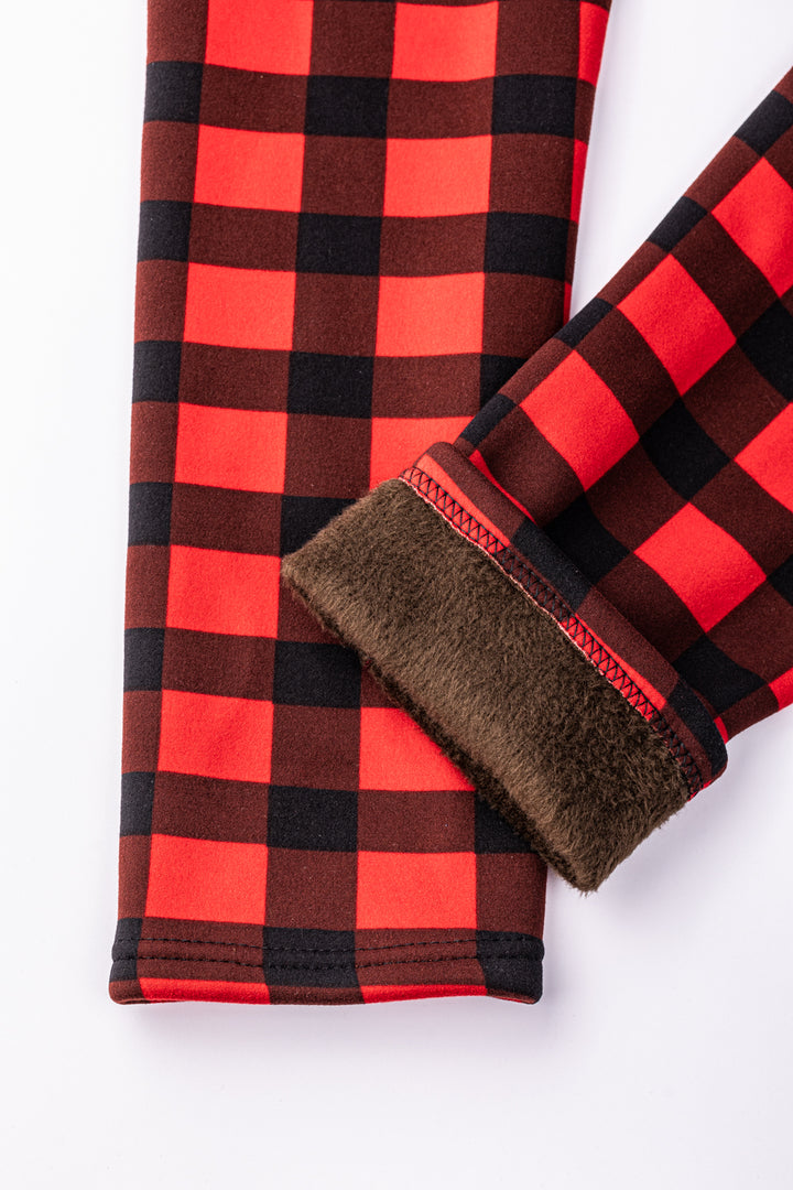 Red Plaid - Cozy Lined