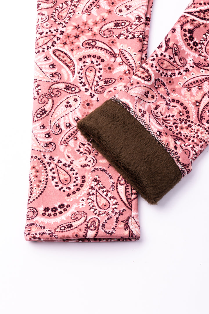 Pink Paisley - Cozy Lined