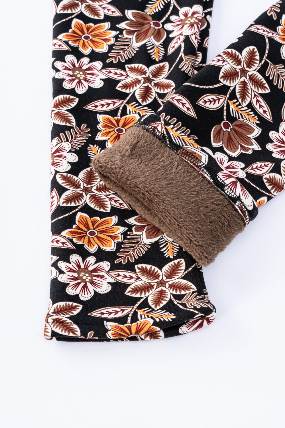 Fleur d'automne - Leggings doublés confortables