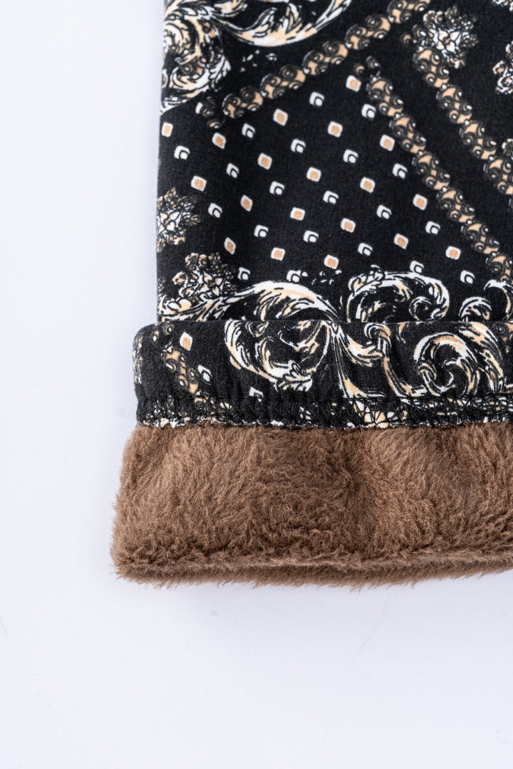 Royal B&W - Leggings doublés confortables