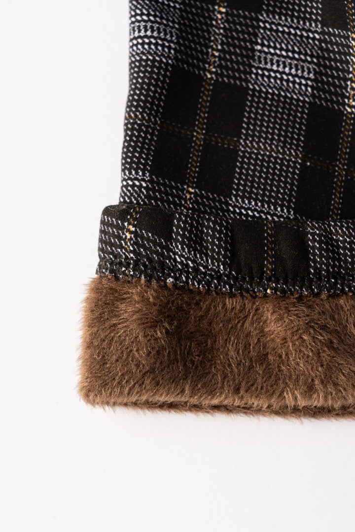 Moka Tartan - Leggings doublés confortables
