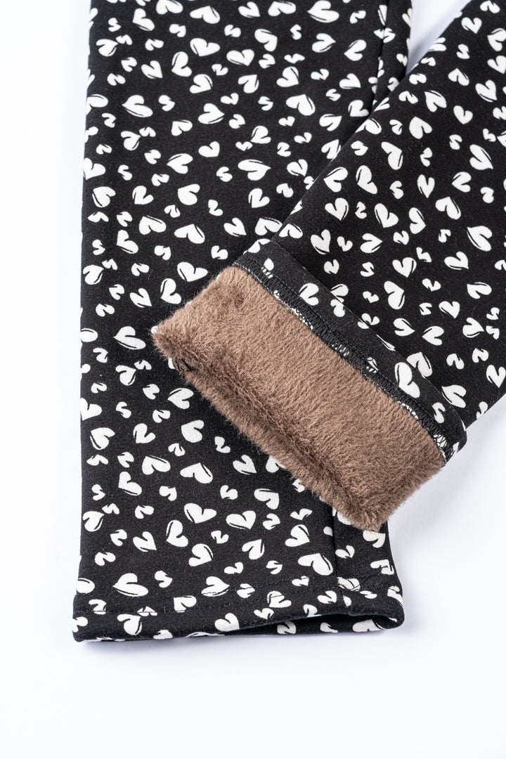 Little Hearts - Cozy Lined Leggings