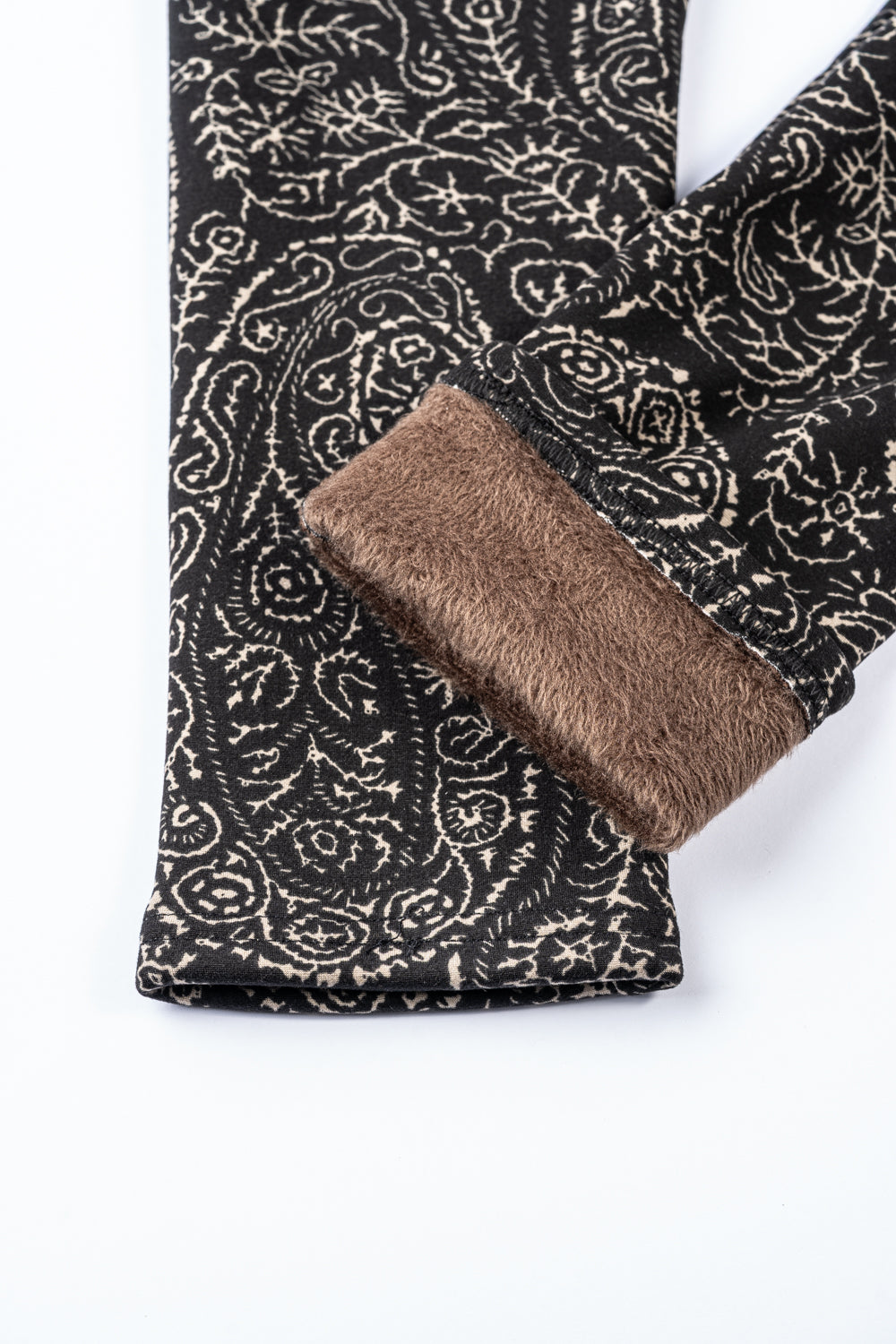 Golden Arabesques - Cozy Lined Leggings