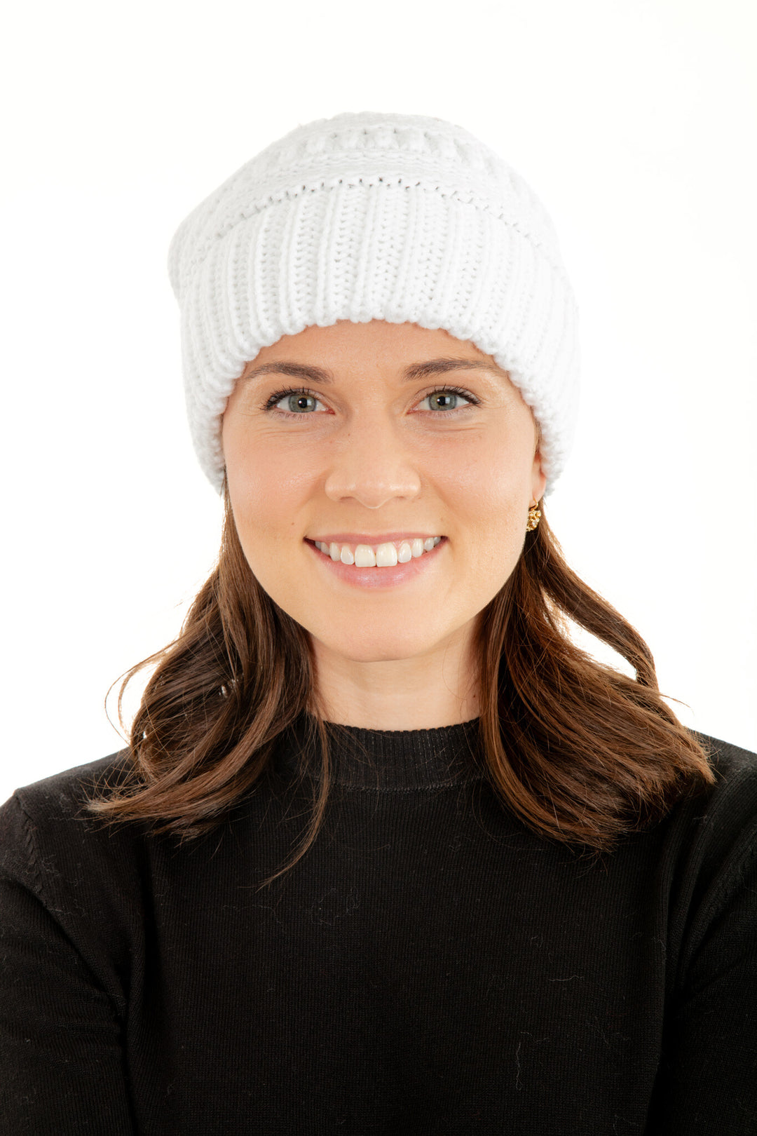 White - Cozy Slouchy Beanie