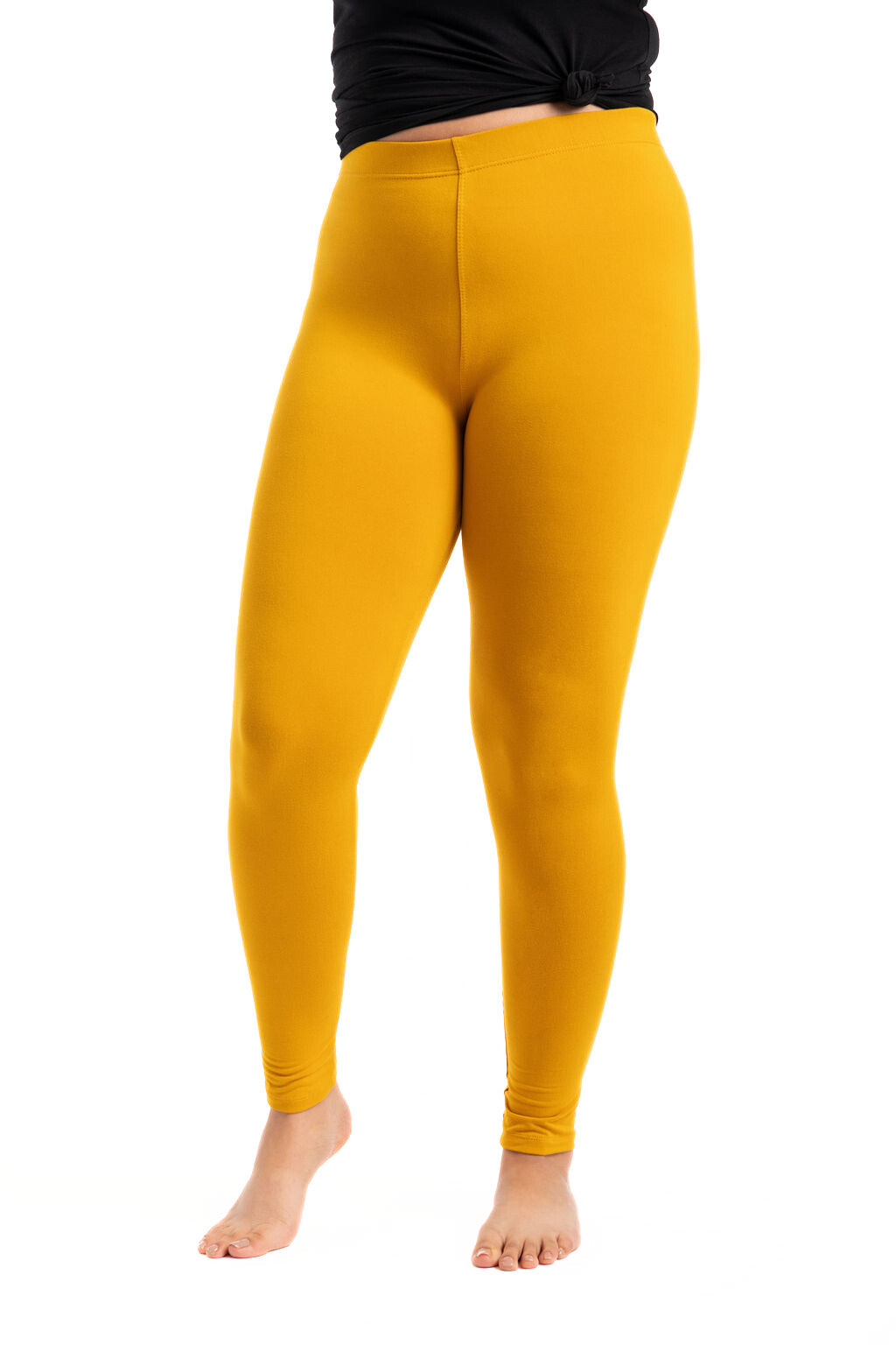 Girls mustard yellow leggings best sale