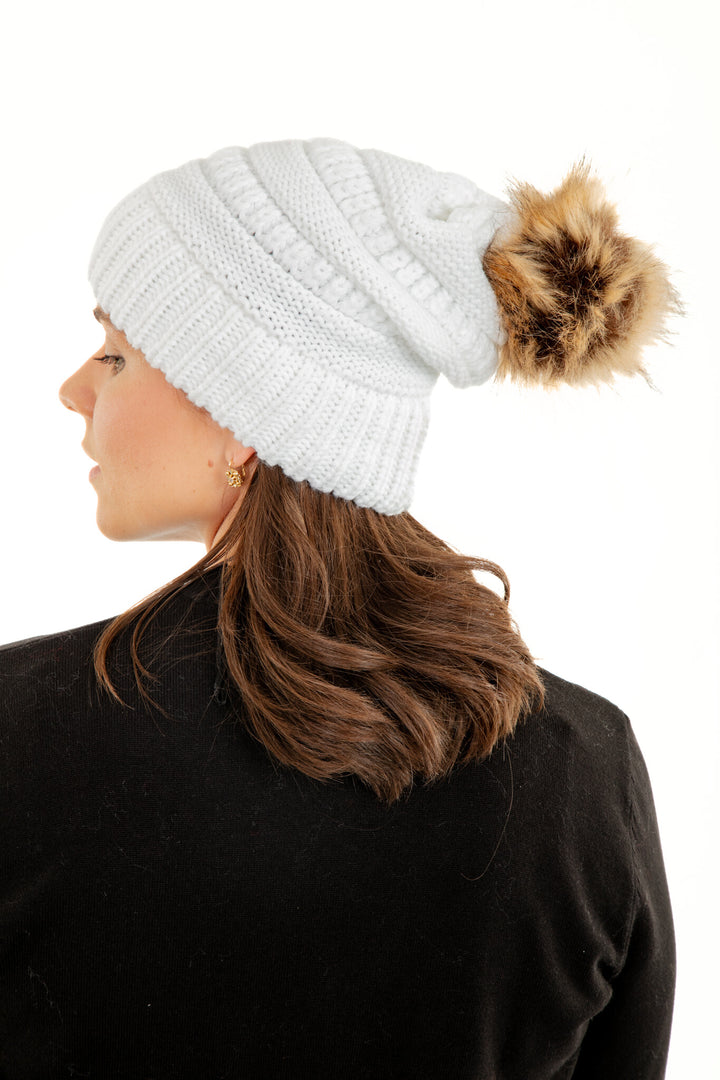 White - Cozy Slouchy Beanie