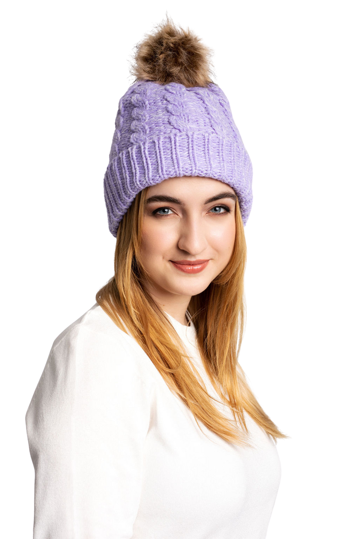 Purple - Cozy Lined Hat