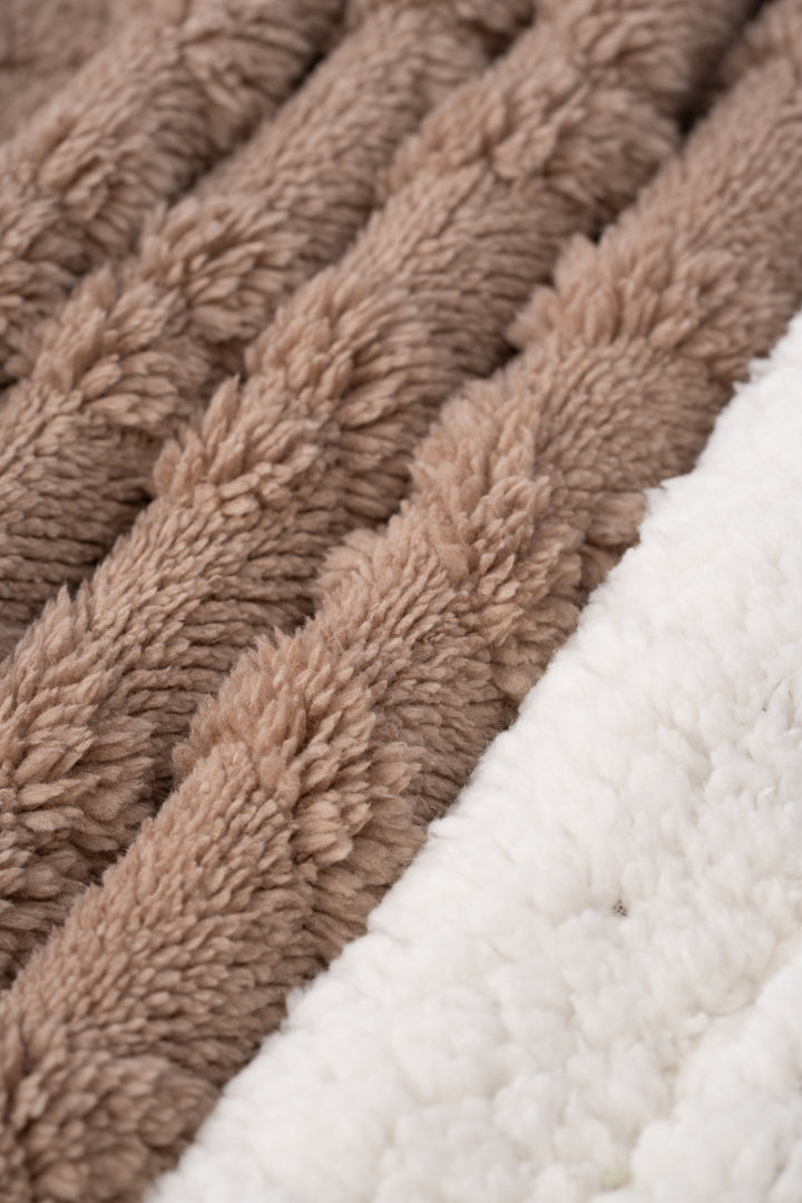 Walnut - Sherpa Blanket