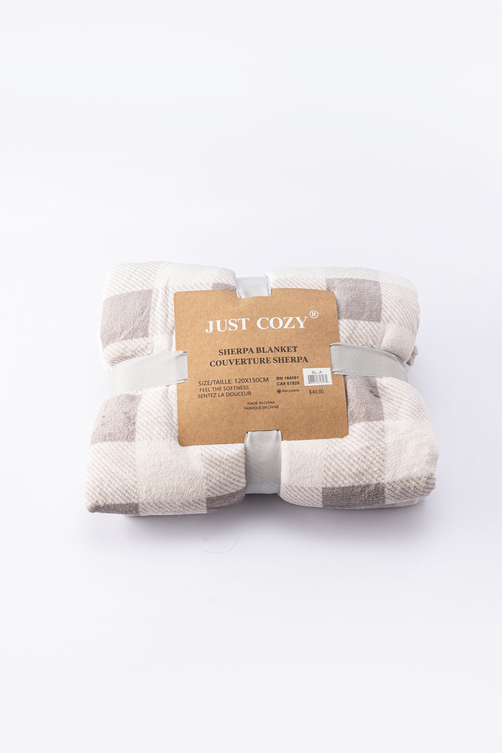 Walnut Plaid - Sherpa Blanket