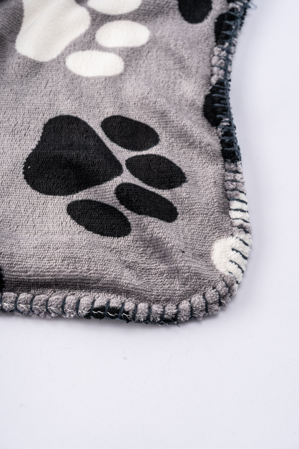 Grey Little Paws - Sherpa Blanket