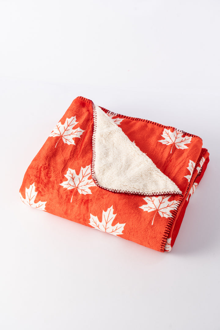Plaid N&B - Couverture Sherpa