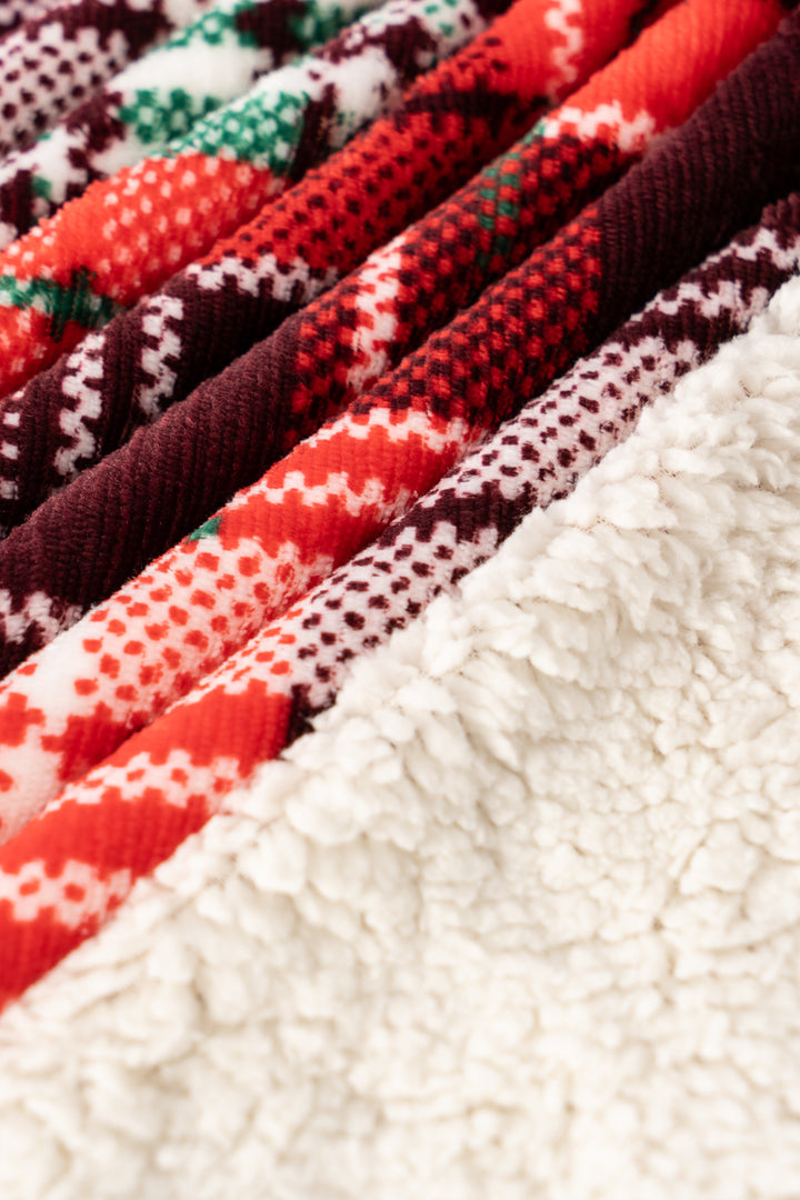 Cozy Tartan - Sherpa Blanket
