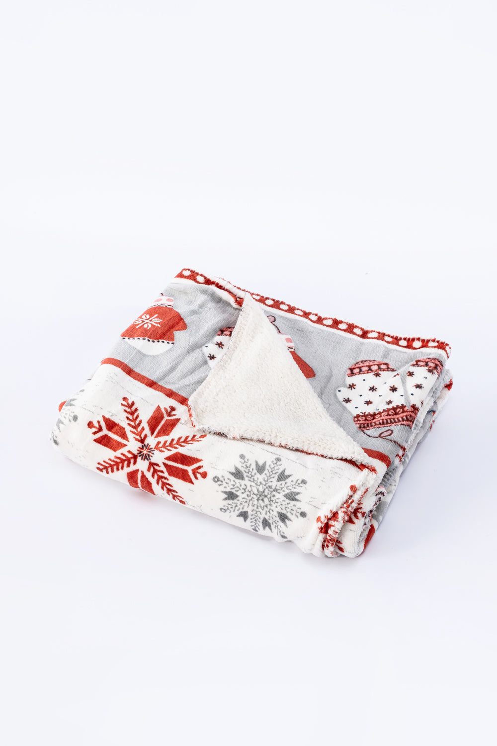 Snowy Forest - Sherpa Blanket