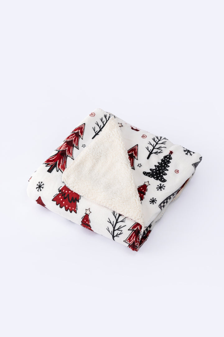 Winter Pines - Sherpa Blanket