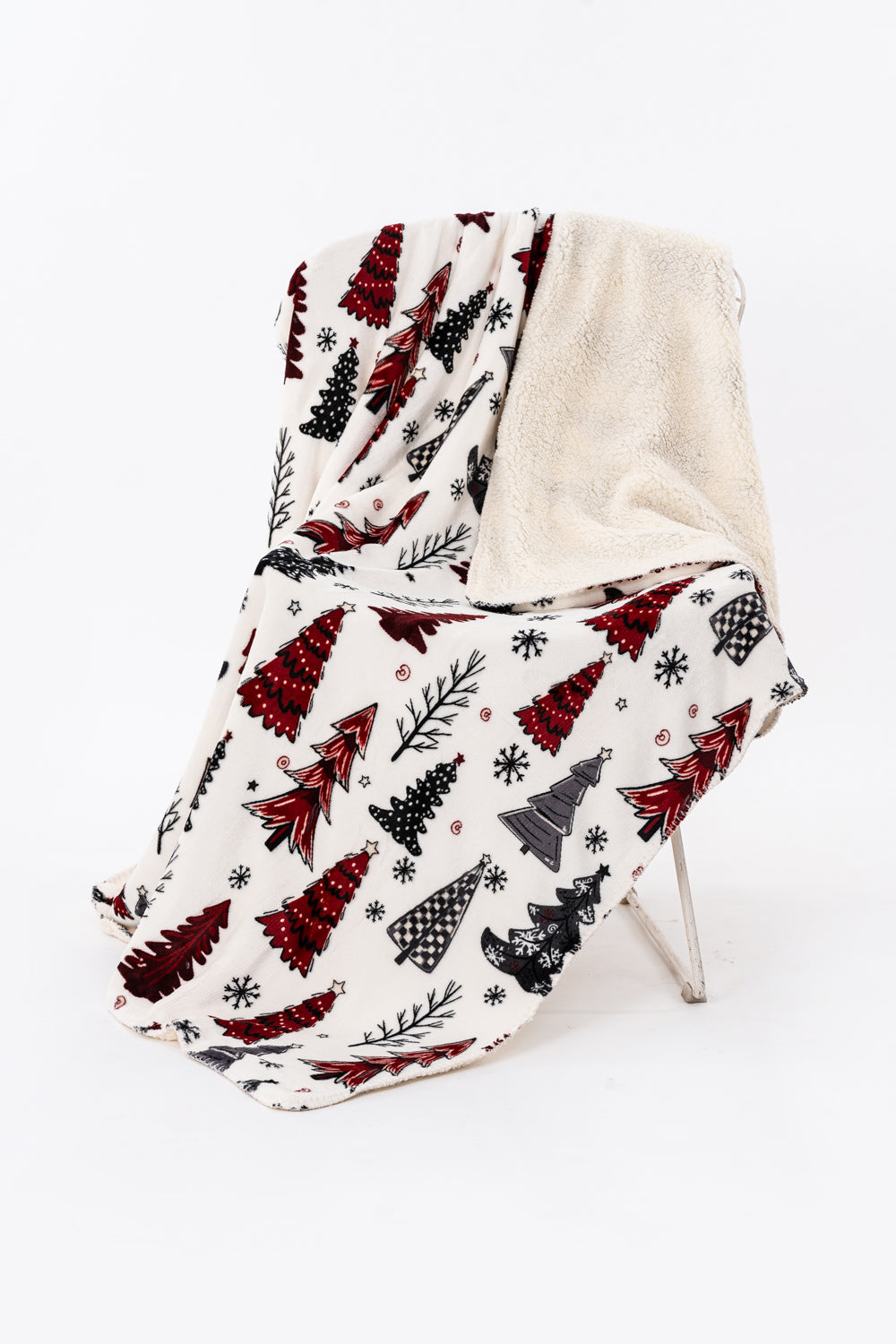Winter Pines - Sherpa Blanket