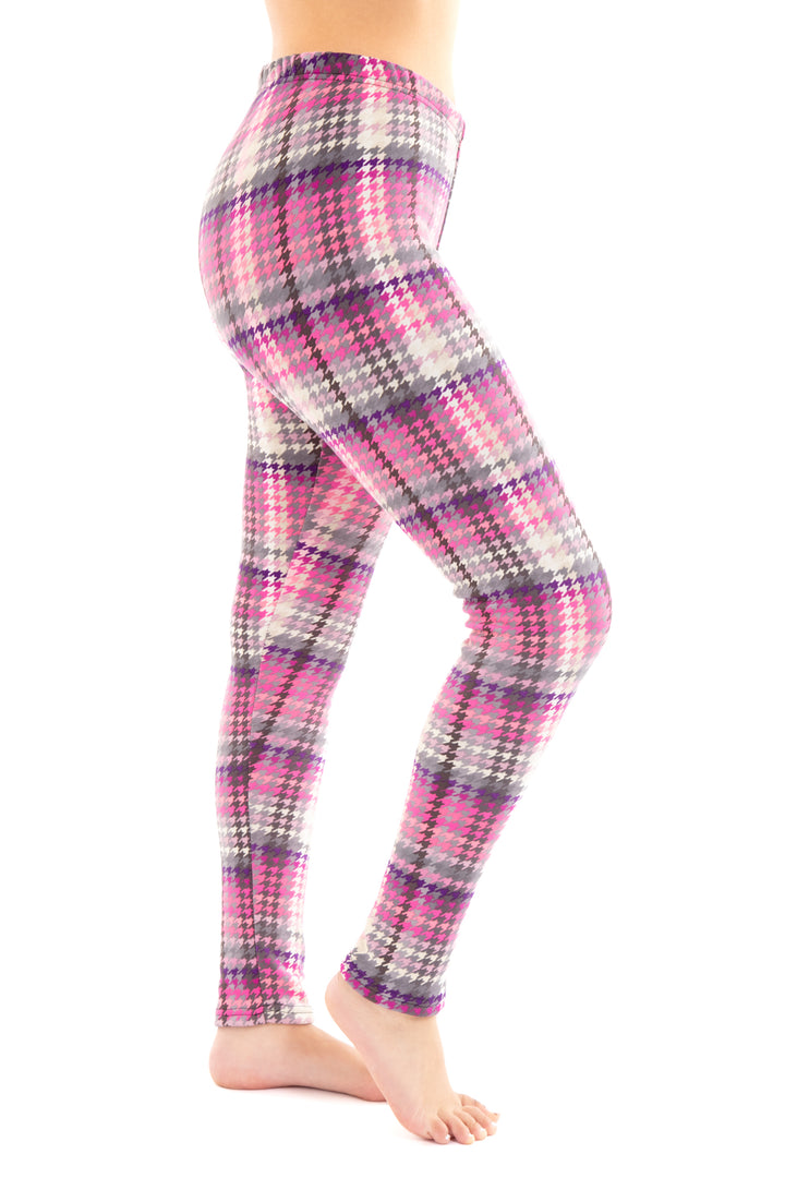 Rose Houndstooth - Cozy Lined