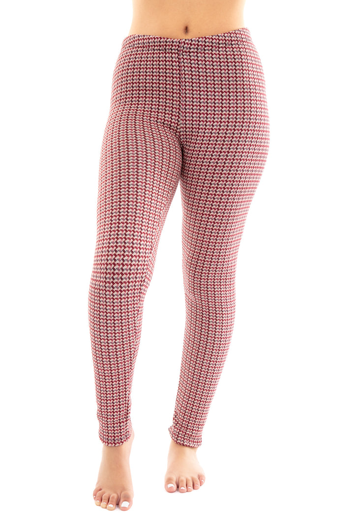 Carmine Houndstooth - Cozy Lined