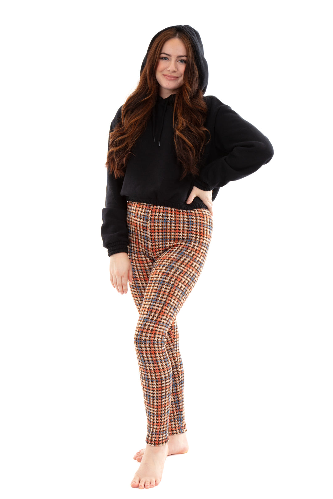 Orange Tartan - Cozy Lined