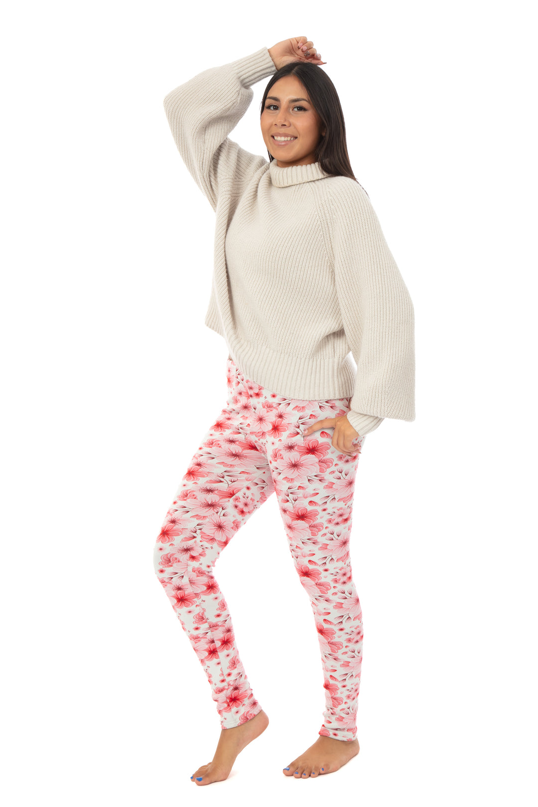 Moka Tartan - Leggings doublés confortables