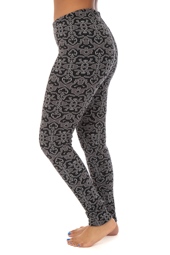 Gray Figures - Cozy Lined Leggings