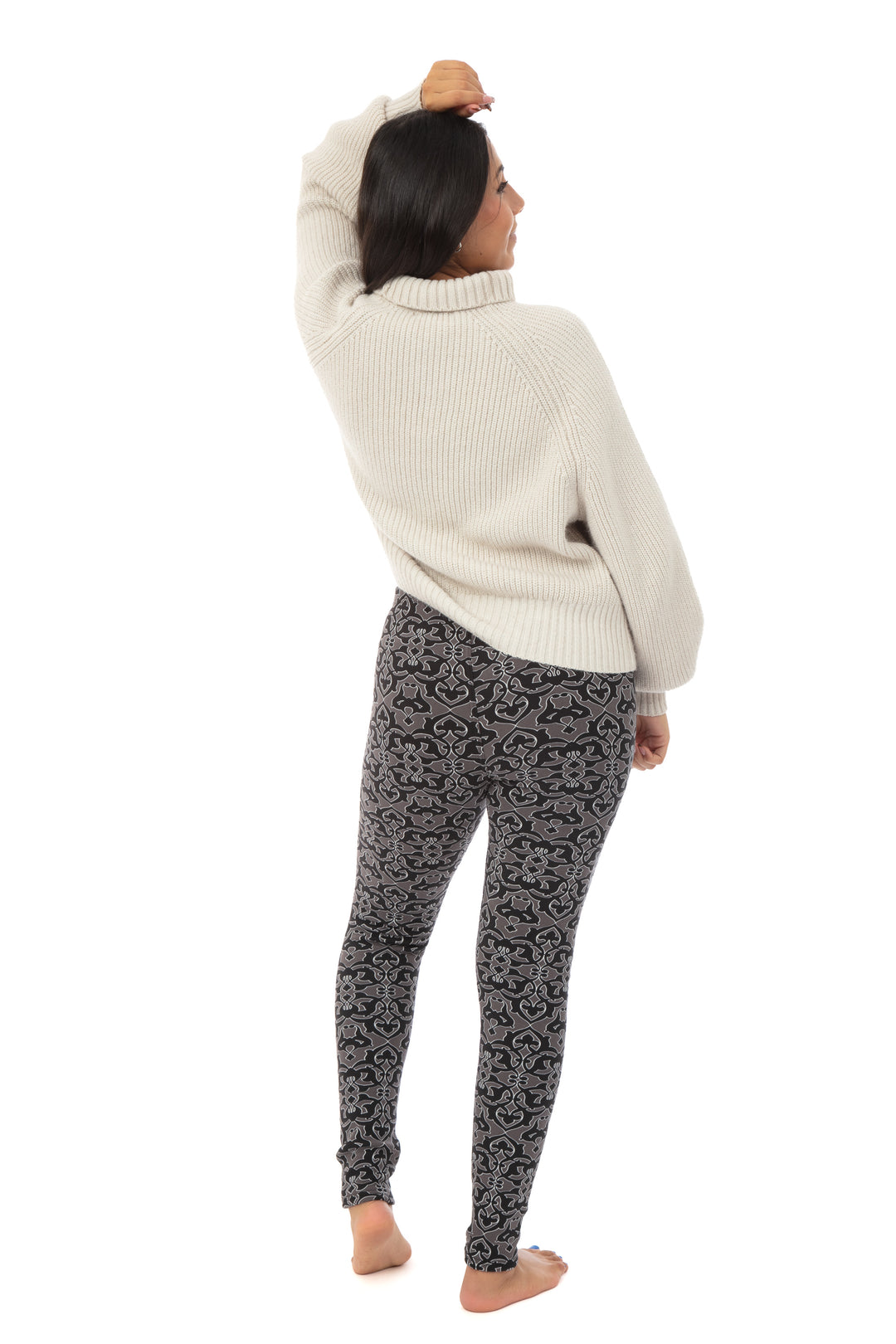 Gray Figures - Cozy Lined Leggings