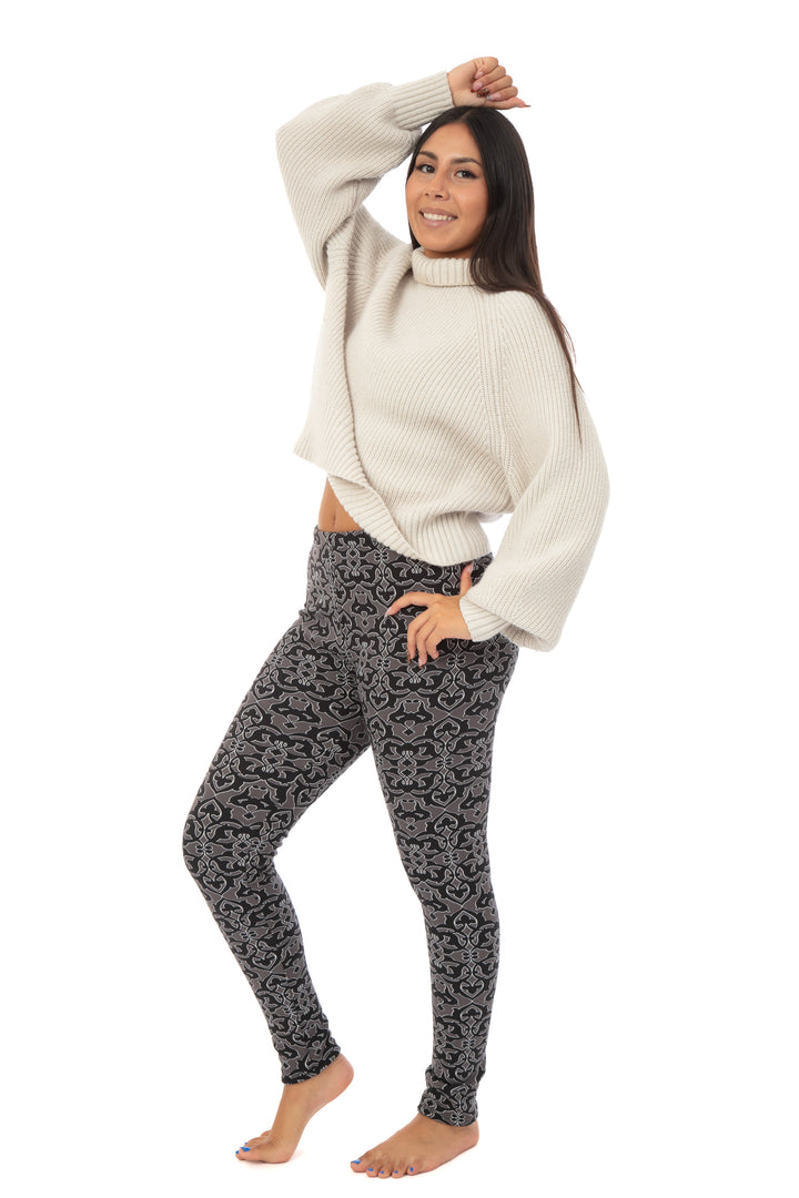 Gray Figures - Cozy Lined Leggings