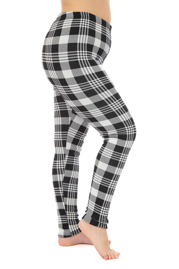 Classic Plaid - Cozy Lined Leggings