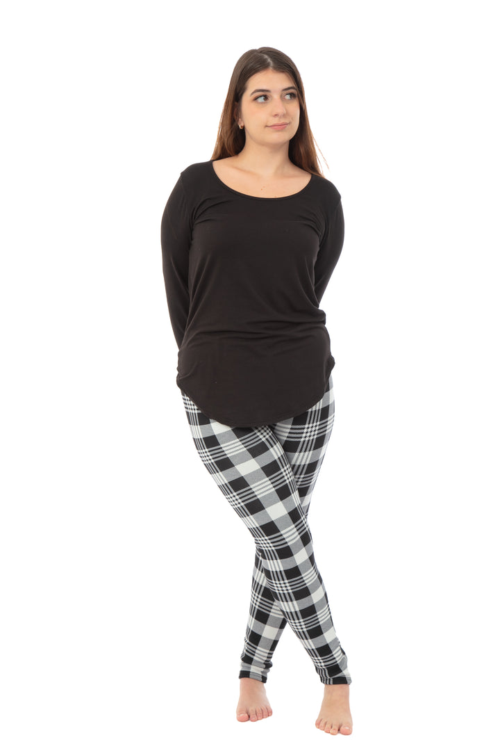 Classic Plaid - Cozy Lined Leggings