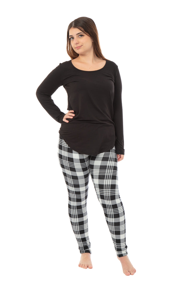Classic Plaid - Cozy Lined Leggings