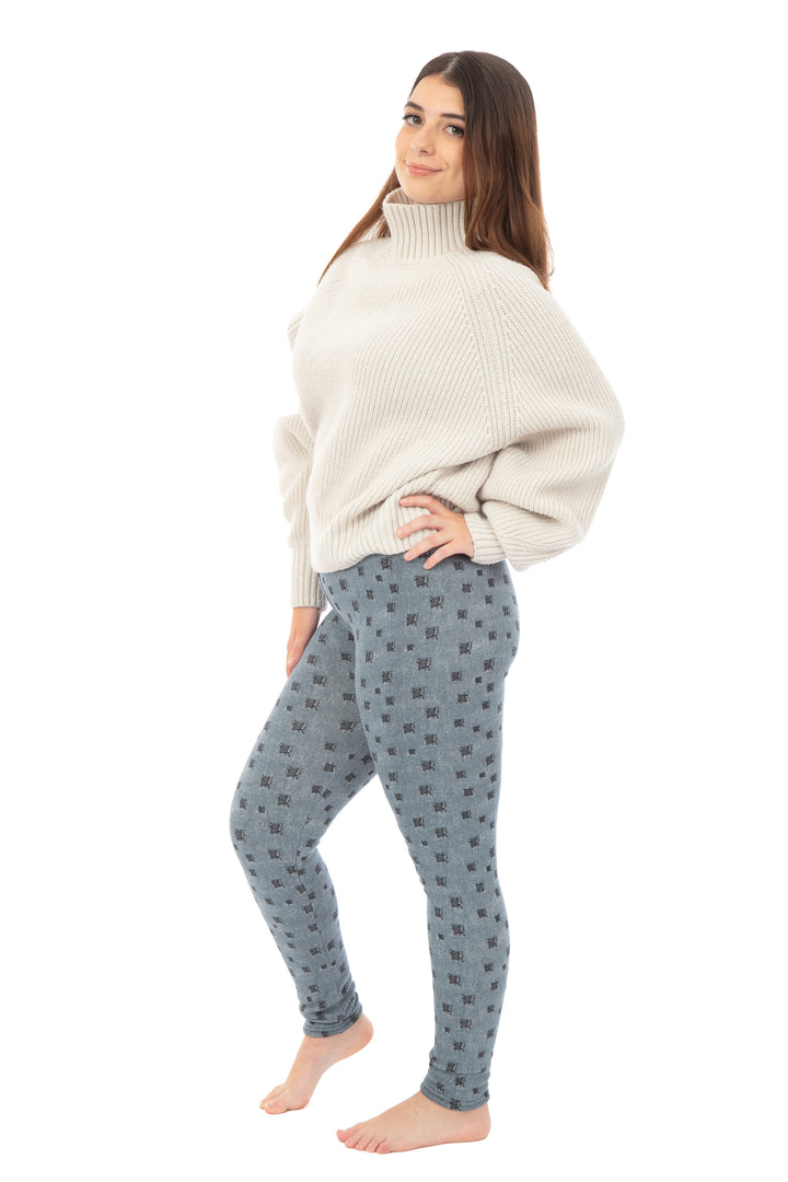 Patchwork - Cozy Lined Leggings