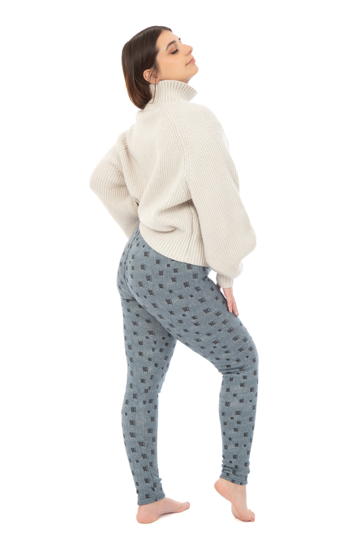 Patchwork - Cozy Lined Leggings